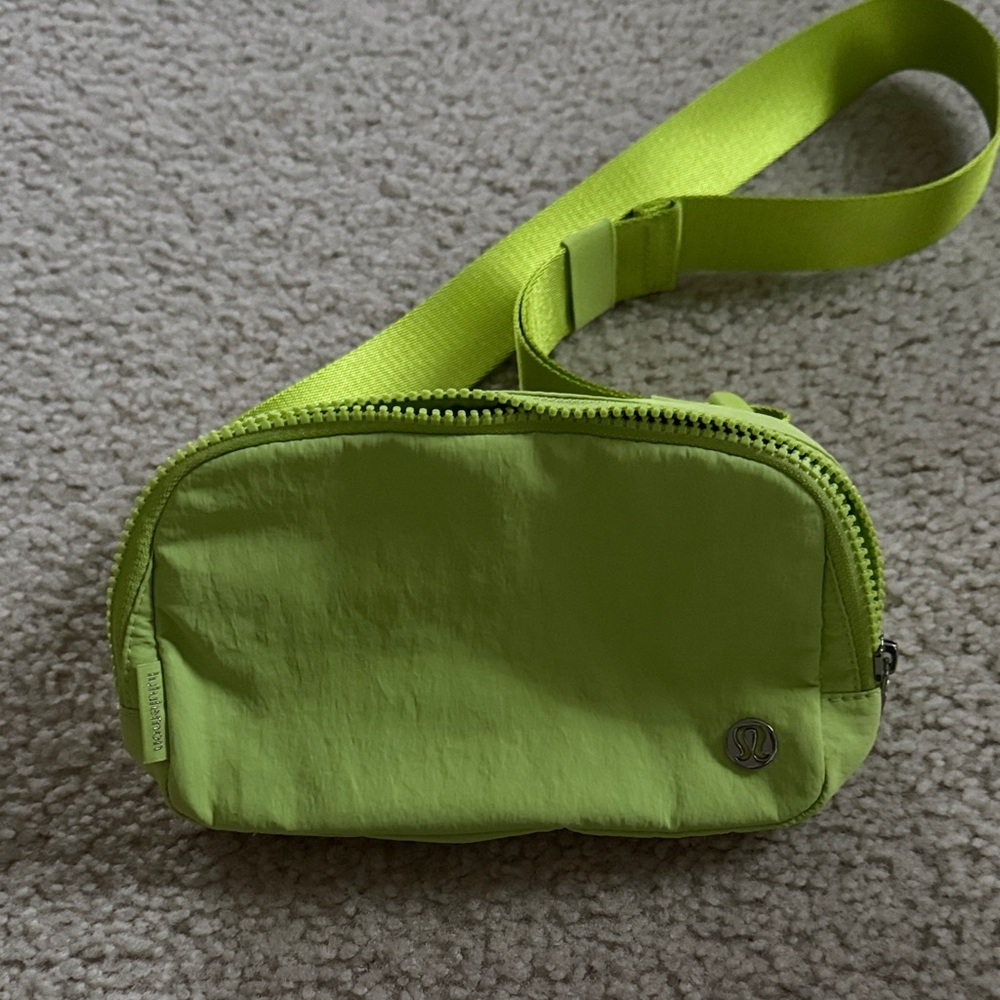 Lululemon Neon Lime Crossbody Belt Bag